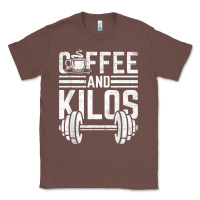 Chestnut Coffee And Kilos Weightlifting Gift Classic Tee - ArtChic