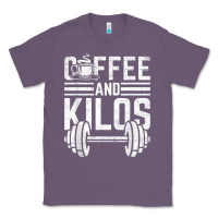 Lavender Coffee And Kilos Weightlifting Gift Classic Tee - ArtChic