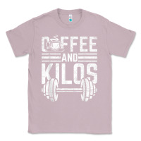 Lilac Coffee And Kilos Weightlifting Gift Classic Tee - ArtChic