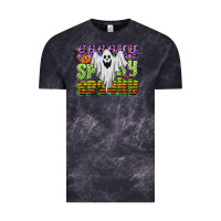 Cloud Black spooky spooky spooky Vintage Tee - CowGirlArtShop