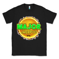 Black MAJOR JACKPOT Design - Pokie Designs Classic Tee - ArtChic