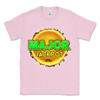Bubblegum Pink MAJOR JACKPOT Design - Pokie Designs Classic Tee - ArtChic