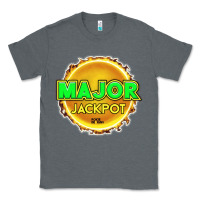 Charcoal Heather MAJOR JACKPOT Design - Pokie Designs Classic Tee - ArtChic