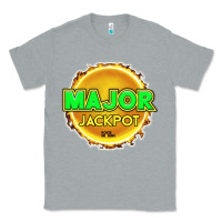 Heather Grey MAJOR JACKPOT Design - Pokie Designs Classic Tee - ArtChic