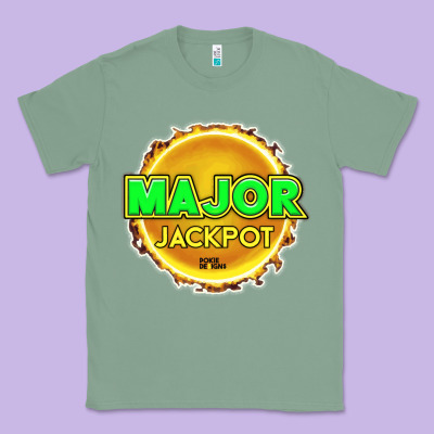 Major Jackpot Design - Pokie Designs Classic Tee Designed By Artchic