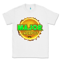 White MAJOR JACKPOT Design - Pokie Designs Classic Tee - ArtChic
