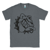 Charcoal Heather english bulldog Classic Tee - ArtChic