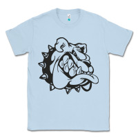 Dusty Blue english bulldog Classic Tee - ArtChic