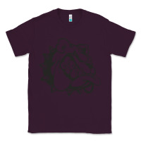 Plum english bulldog Classic Tee - ArtChic