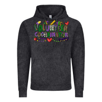 Vintage Black volunteer coordinator mardi gras cowgirl Vintage Hoodie - CowGirlArtShop