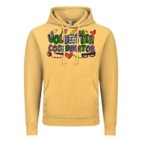 Vintage Mustard volunteer coordinator mardi gras cowgirl Vintage Hoodie - CowGirlArtShop