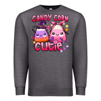 Charcoal Heather candy corn cutie Premium Sweatshirt - BarkalooDesign