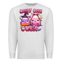 Oatmeal Heather candy corn cutie Premium Sweatshirt - BarkalooDesign