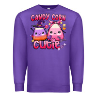 Purple candy corn cutie Premium Sweatshirt - BarkalooDesign