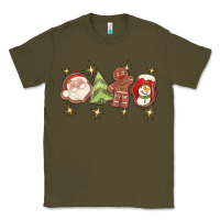 Army Green Christmas gingerbread cookies Classic Tee - texasbilliewilder