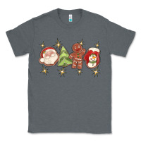 Charcoal Heather Christmas gingerbread cookies Classic Tee - texasbilliewilder