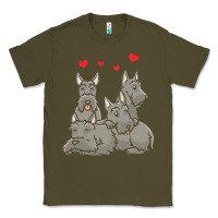 Army Green Scottish Terrier Lover Scottish Terrier Dog Aberdeen Terrier Classic Tee - trangStudio