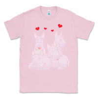 Bubblegum Pink Scottish Terrier Lover Scottish Terrier Dog Aberdeen Terrier Classic Tee - trangStudio