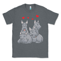 Charcoal Heather Scottish Terrier Lover Scottish Terrier Dog Aberdeen Terrier Classic Tee - trangStudio