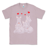 Lilac Scottish Terrier Lover Scottish Terrier Dog Aberdeen Terrier Classic Tee - trangStudio