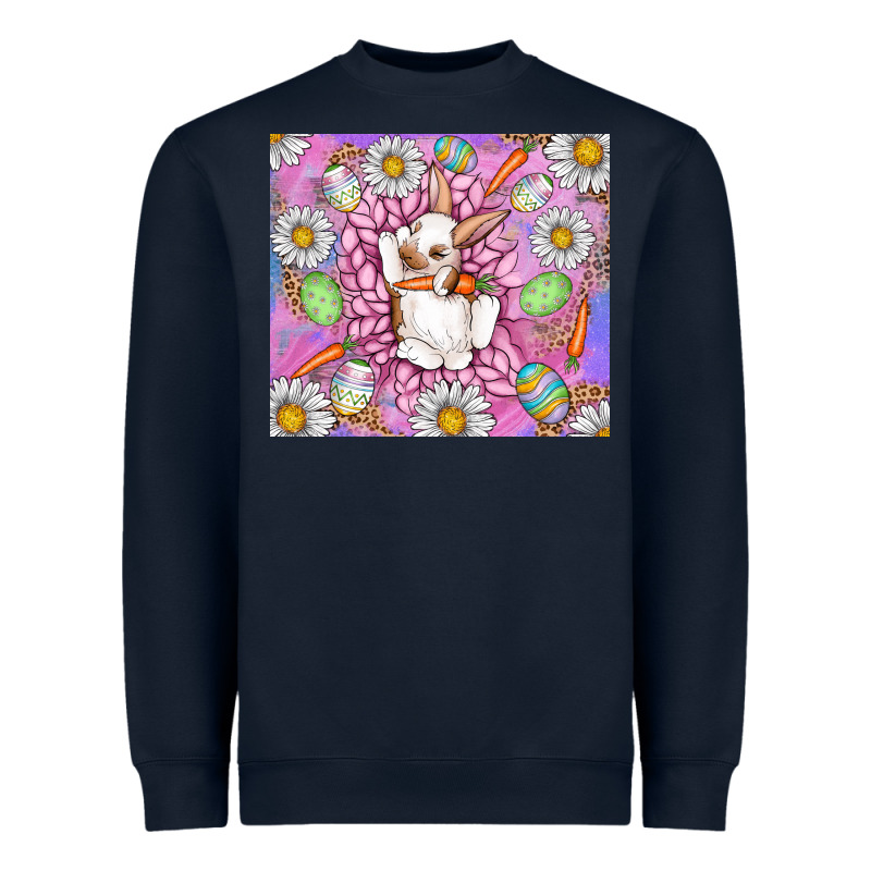 Easter Bunny Heavyweight Sweatshirt by CowhideDigitalArt | Teevron