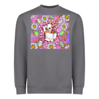 Storm Easter Bunny Heavyweight Sweatshirt - CowhideDigitalArt