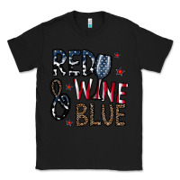 Black red wine blue Classic Tee - CowhideDigitalArt
