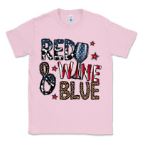 Bubblegum Pink red wine blue Classic Tee - CowhideDigitalArt