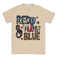Mushroom red wine blue Classic Tee - CowhideDigitalArt
