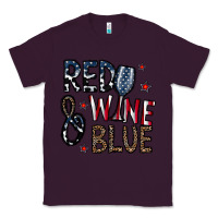 Plum red wine blue Classic Tee - CowhideDigitalArt