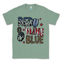 Sage red wine blue Classic Tee - CowhideDigitalArt