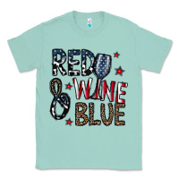 Seafoam red wine blue Classic Tee - CowhideDigitalArt