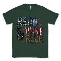 Sports Green red wine blue Classic Tee - CowhideDigitalArt