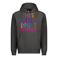 Charcoal Heather This Little Light Of Mine Premium Hoodie - CowhideDigitalArt