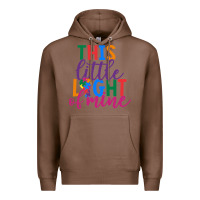 Chestnut This Little Light Of Mine Premium Hoodie - CowhideDigitalArt