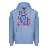 Colony Blue This Little Light Of Mine Premium Hoodie - CowhideDigitalArt