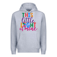 Heather Grey This Little Light Of Mine Premium Hoodie - CowhideDigitalArt