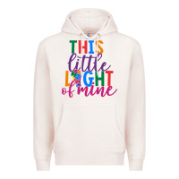 Pale Pink This Little Light Of Mine Premium Hoodie - CowhideDigitalArt