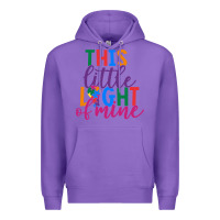 Purple This Little Light Of Mine Premium Hoodie - CowhideDigitalArt