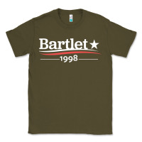 Army Green West Wing President Bartlet Classic Tee - StudioElite