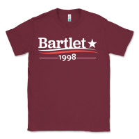 Burgundy West Wing President Bartlet Classic Tee - StudioElite