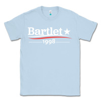 Dusty Blue West Wing President Bartlet Classic Tee - StudioElite