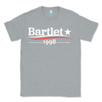 Heather Grey West Wing President Bartlet Classic Tee - StudioElite