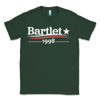 Sports Green West Wing President Bartlet Classic Tee - StudioElite