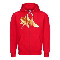 Red Goldfish Zipper Hoodie - LillyAllenDesigns