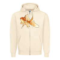 Sandshell Goldfish Zipper Hoodie - LillyAllenDesigns