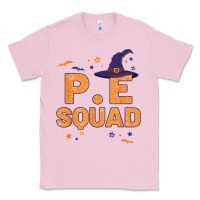 Bubblegum Pink pe squad witch halloween pe teacher matching Classic Tee - trangStudio