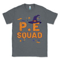 Charcoal Heather pe squad witch halloween pe teacher matching Classic Tee - trangStudio