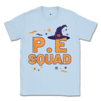Dusty Blue pe squad witch halloween pe teacher matching Classic Tee - trangStudio