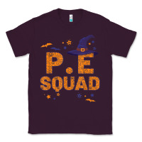Plum pe squad witch halloween pe teacher matching Classic Tee - trangStudio